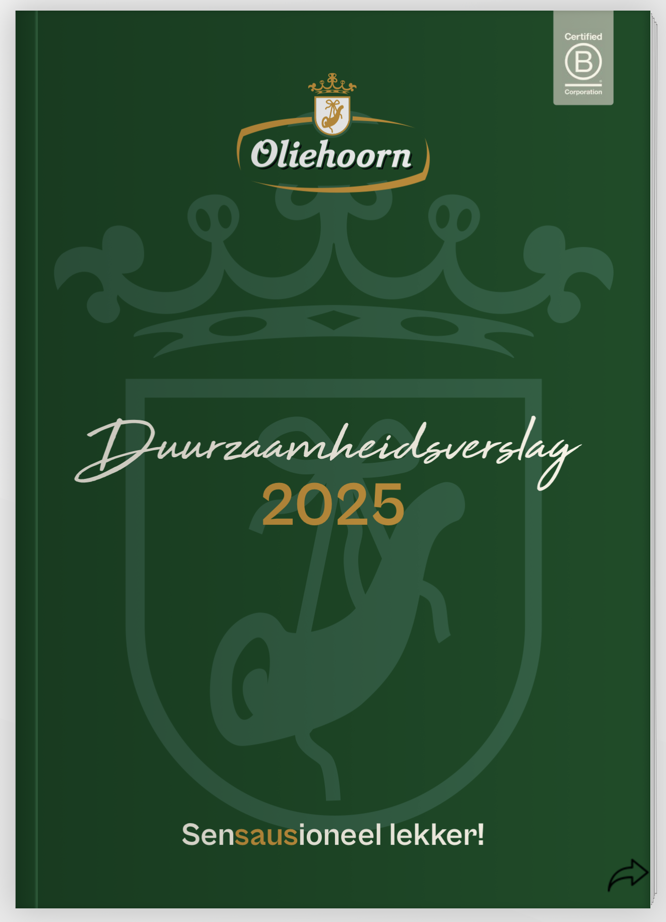 Duurzaamheidsverslag van ProFri partner Oliehoorn