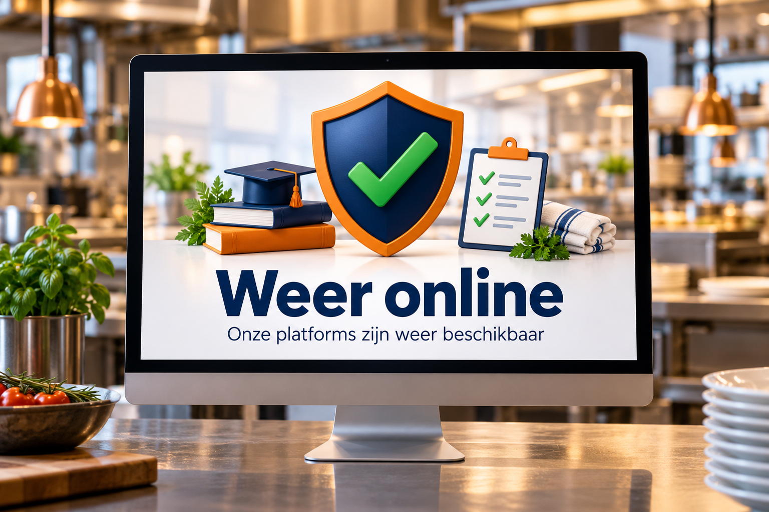 Leer en hygineplatforms weer online