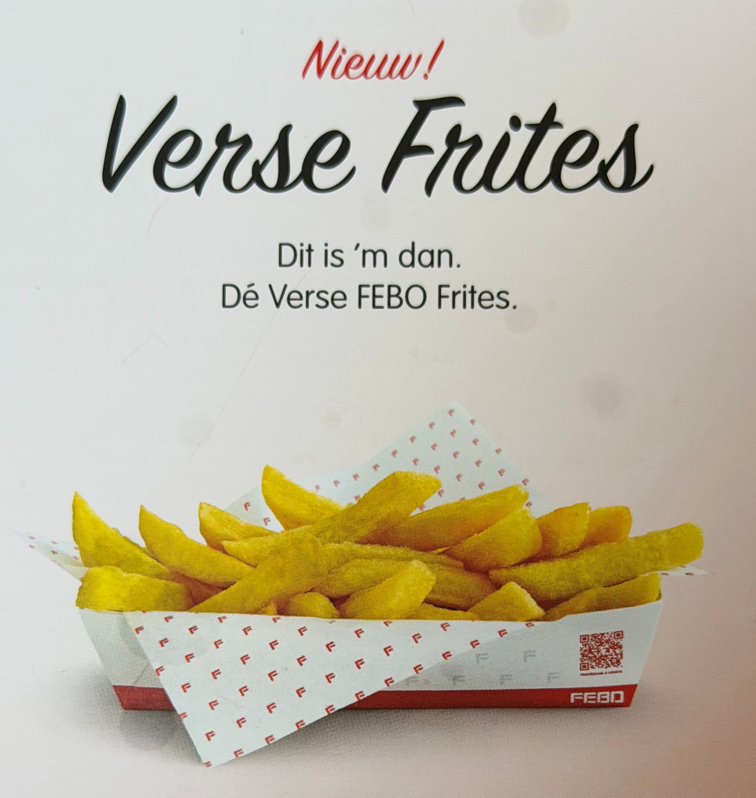 ProFri FEBO Verse Frites uit korte keten