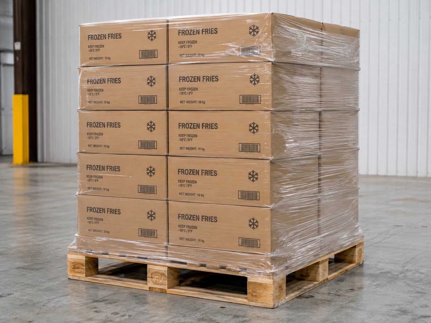 ProFri pallet Frozen Fries uit China