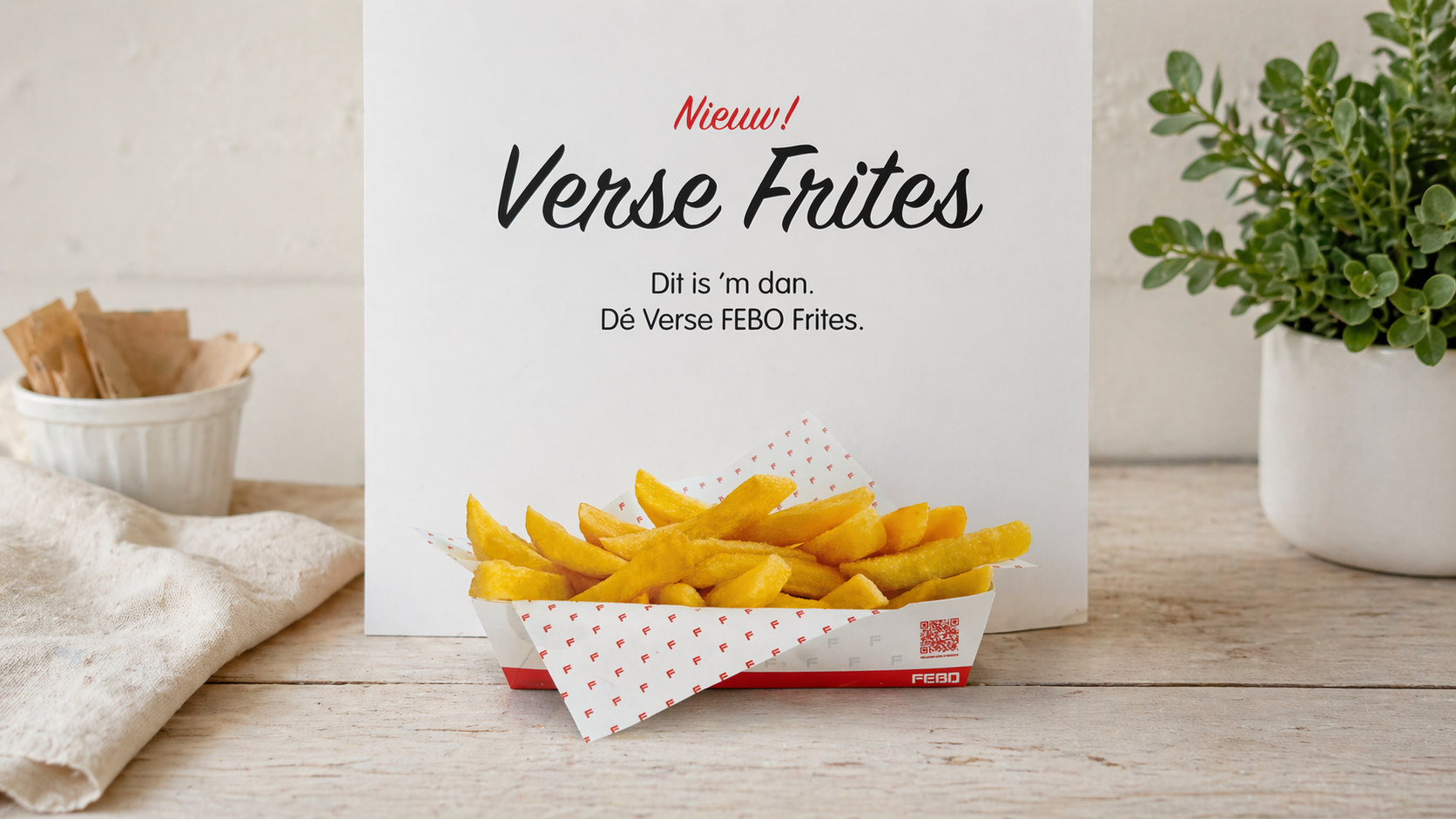 Verse friet uit de korte keten bij FEBO