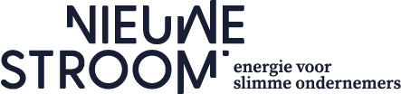 Logo NieuweStroom Payoff Blauw