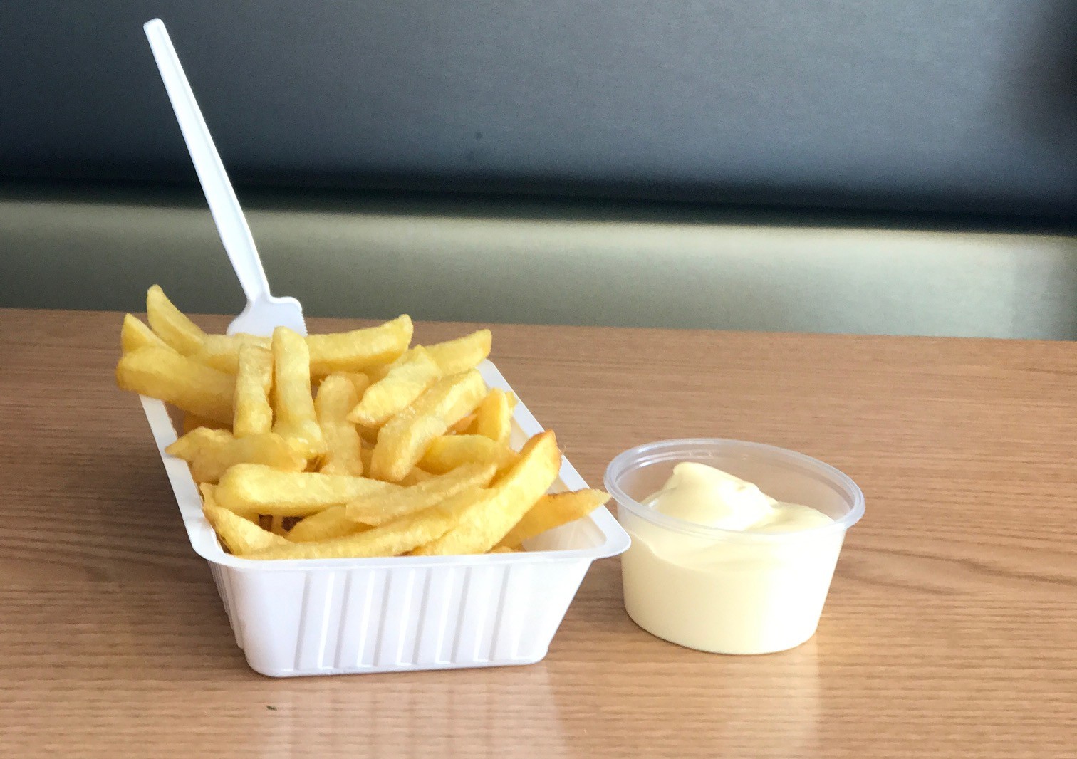 ProFri plastic frietbakje en sauscup