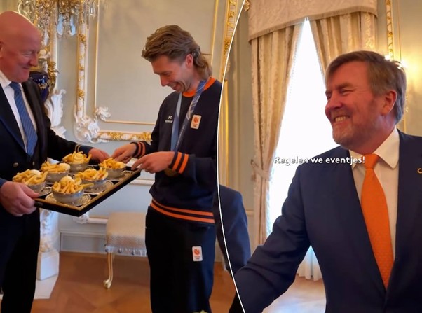 Koninklijke friet volgens SUP regeling foto TeamNL